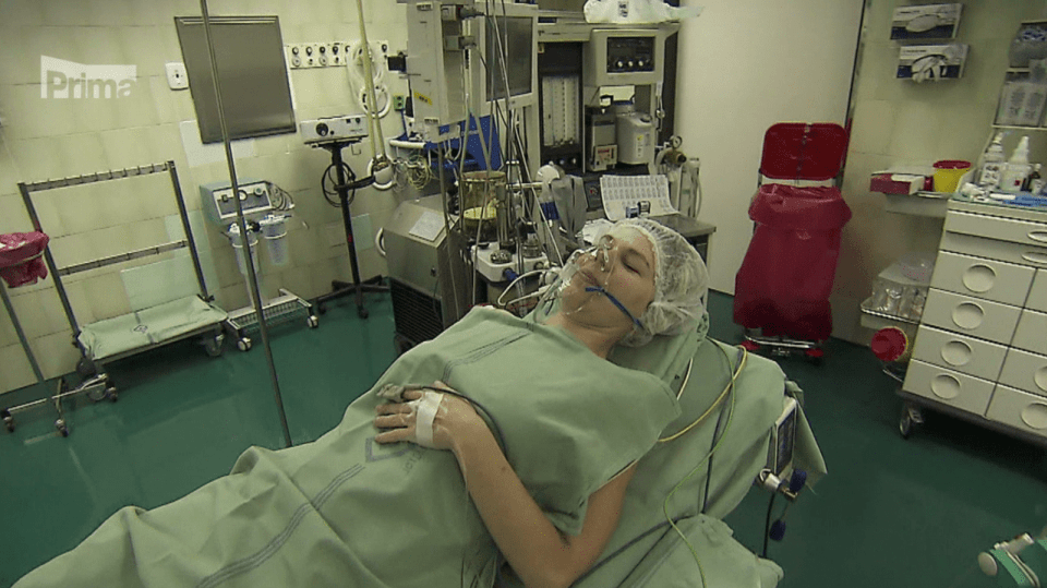 Markéta těsně před operací, která trvala 8 hodin